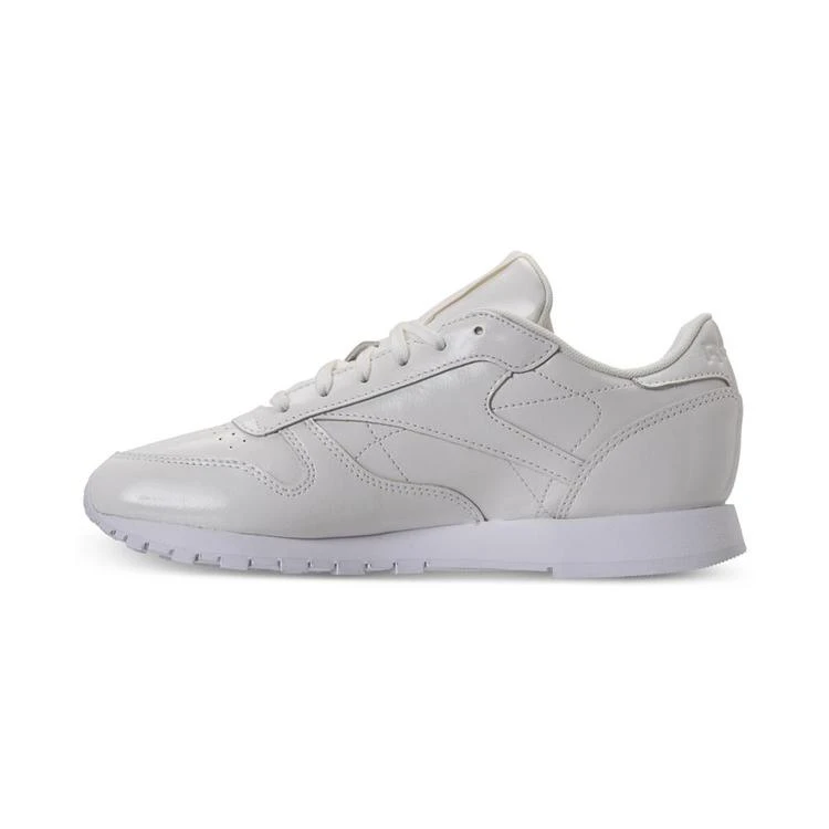 商品Reebok|Women's Classic Leather Patent Casual Sneakers from Finish Line,价格¥299,第4张图片详细描述