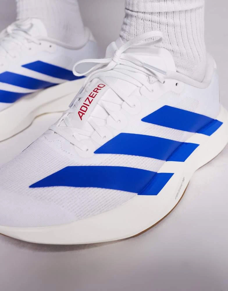 商品Adidas|adidas Running Adizero EVO SL trainers in white and blue,价格¥1346,第4张图片详细描述