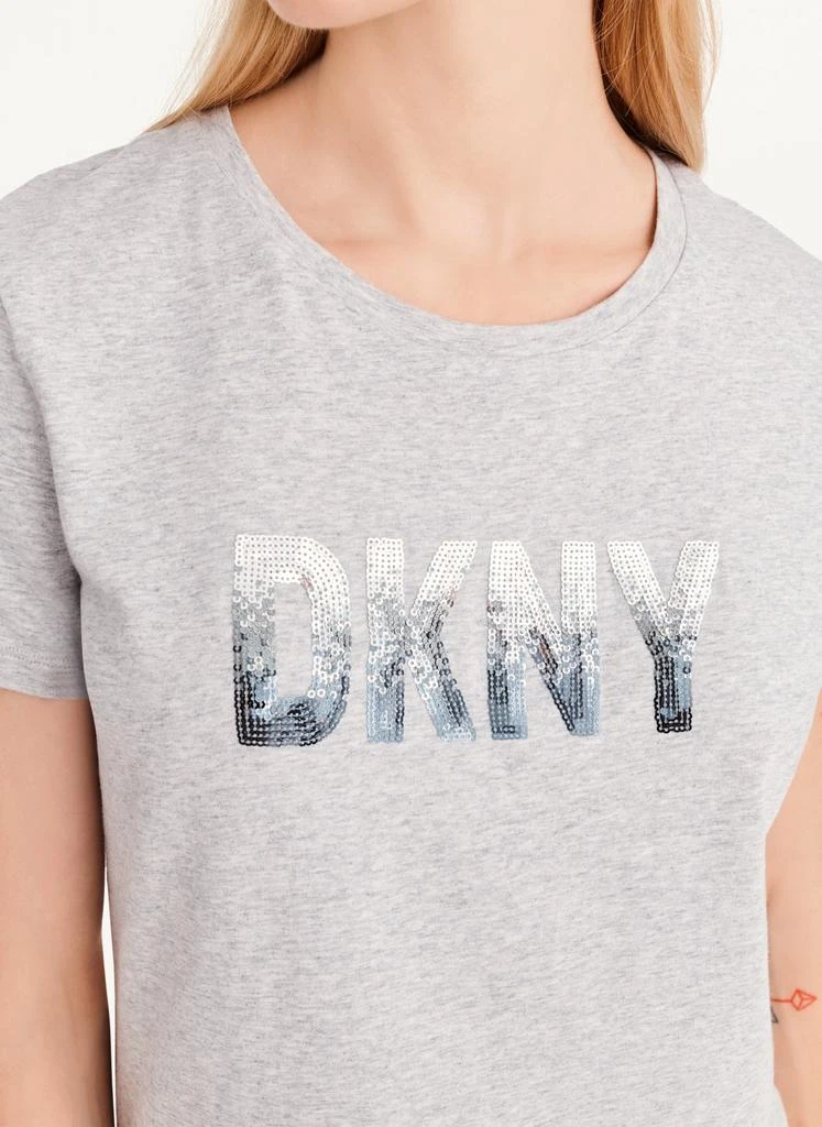 商品DKNY|Sequin Logo Tee,价格¥228,第3张图片详细描述