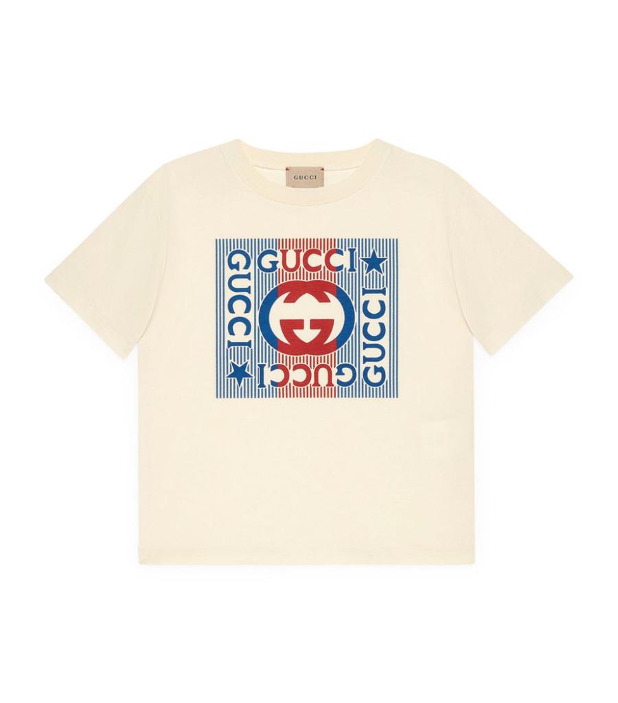 Gucci Kids | Cotton Interlocking G T-Shirt 1329.57元 商品图片