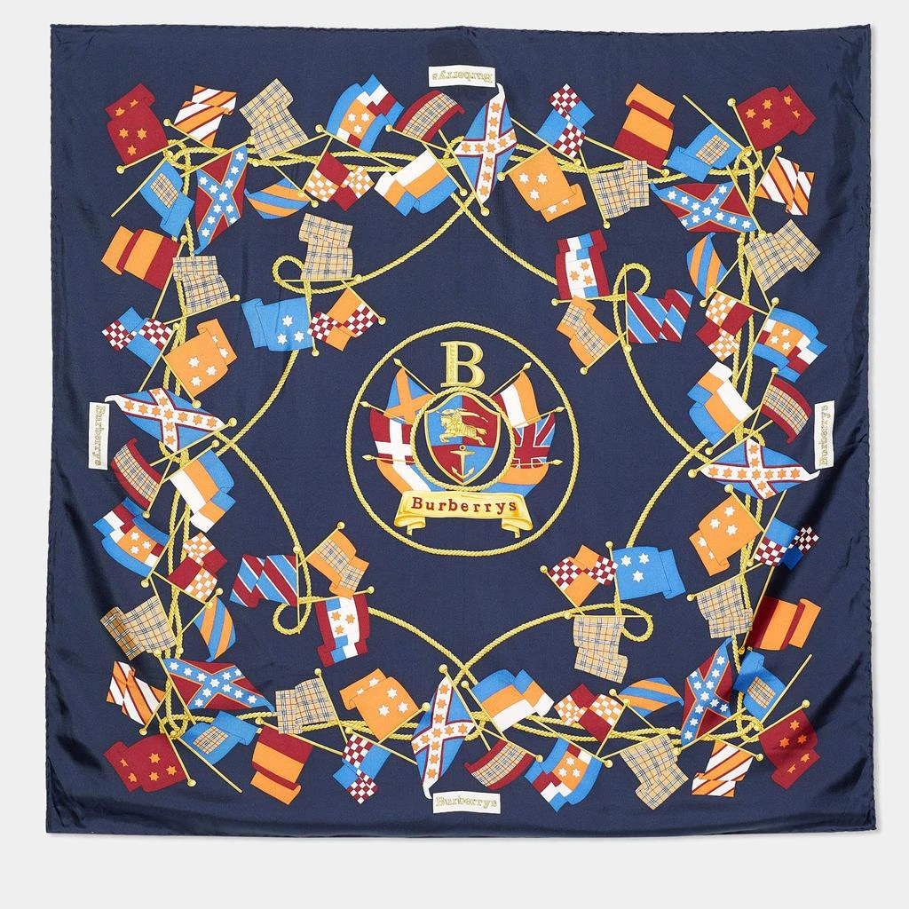 商品[二手商品] Burberry|Burberry Vintage Flags Print Silk Scarf,价格¥1556,第1张图片