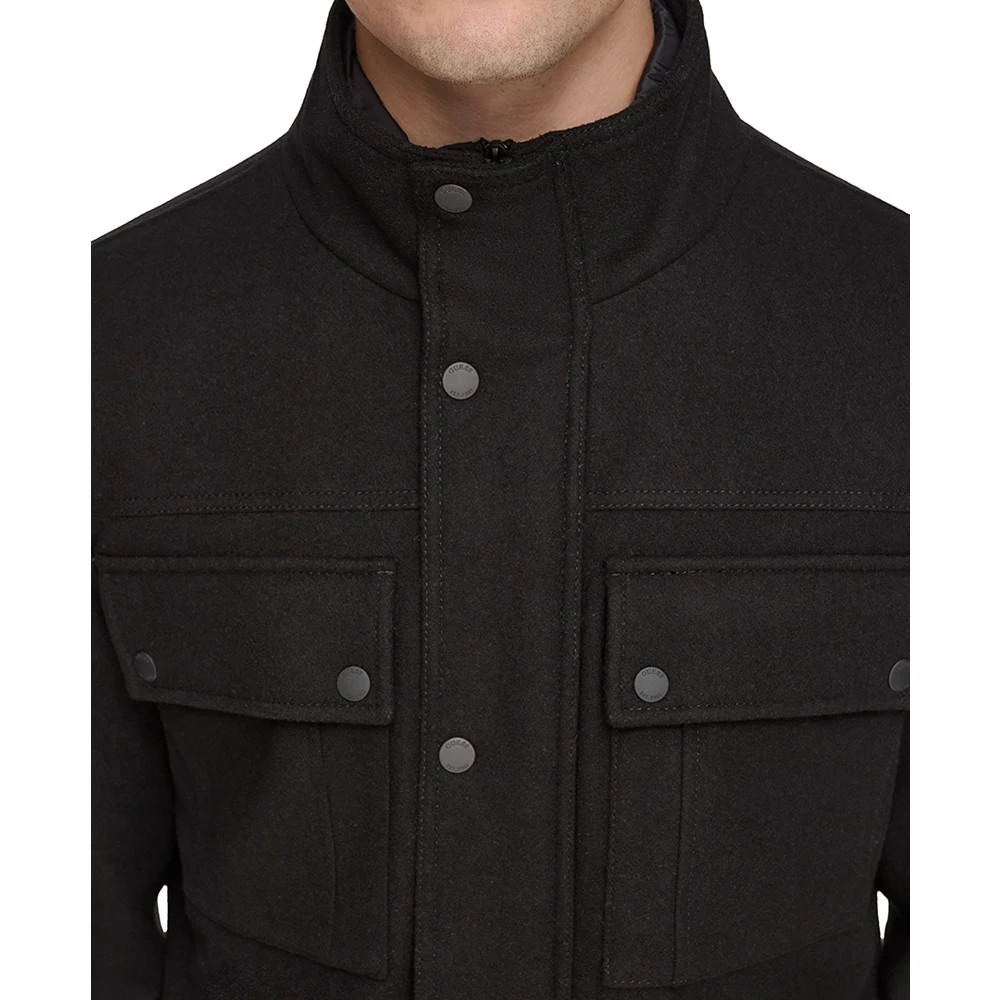 商品GUESS|Men's Water-Repellent Jacket with Zip-Out Quilted Puffer Bib,价格¥749,第4张图片详细描述