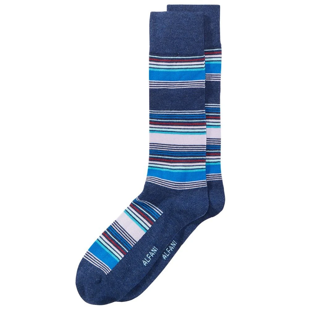 商品Alfani|Men's Striped Dress Socks, Created for Macy's,价格¥38,第1张图片