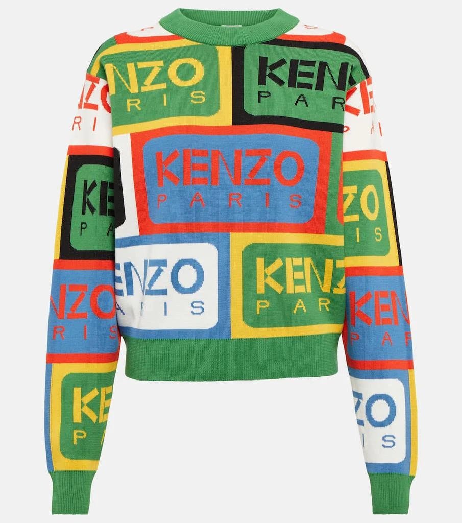 商品Kenzo|Logo cotton sweater,价格¥2640,第1张图片