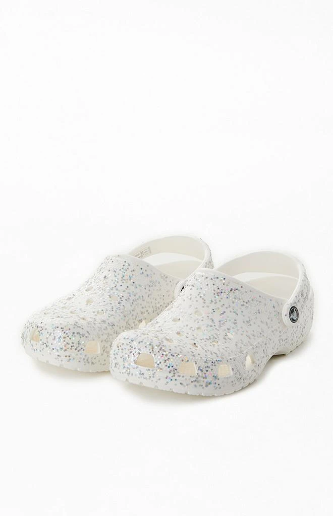 商品Crocs|Women's Classic Starry Glitter Clogs,价格¥282,第2张图片详细描述