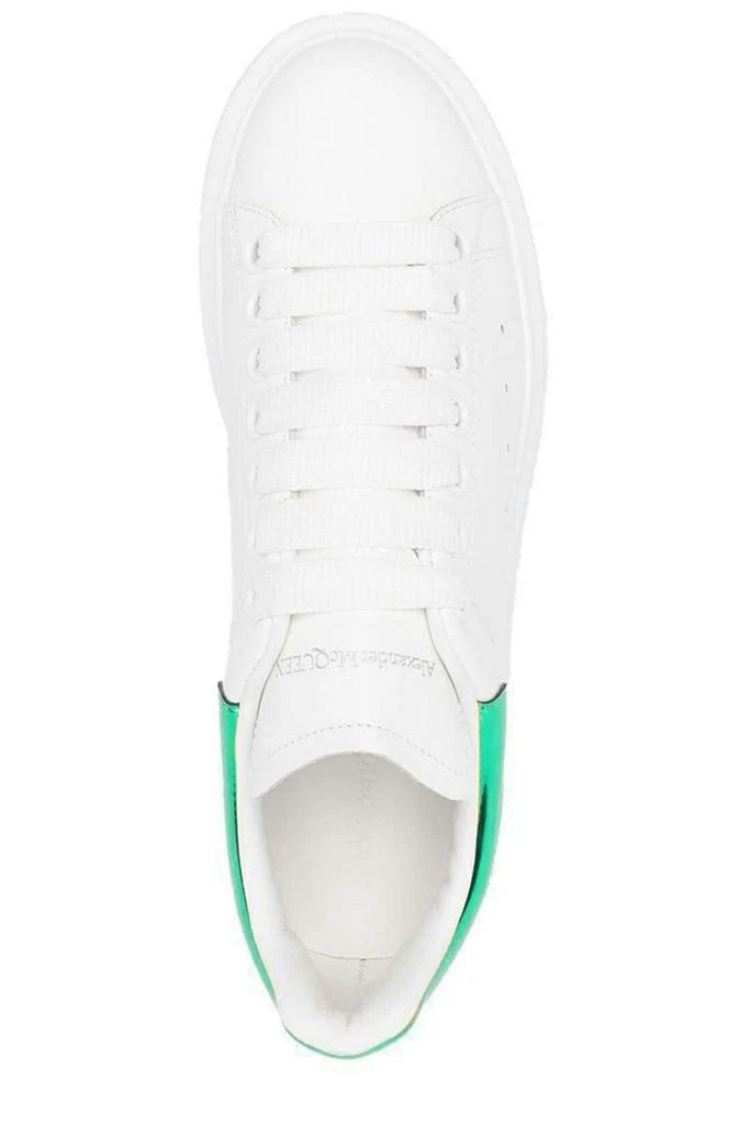 商品Alexander McQueen|Alexander McQueen Metallic-Detailed Low-Top Sneakers,价格¥2996,第4张图片详细描述