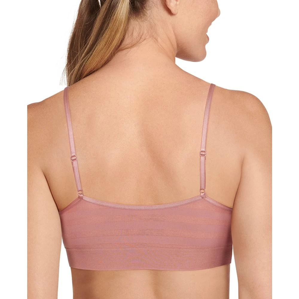 商品Jockey|Matte and Shine Removable-Cup Bralette 1312,价格¥74,第2张图片详细描述