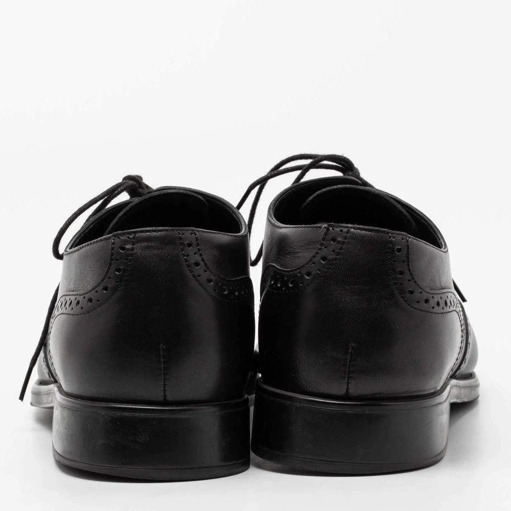 商品[二手商品] Tod's|Tod's Black Brogue Leather Lace Up Derby Size 44.5,价格¥971,第5张图片详细描述