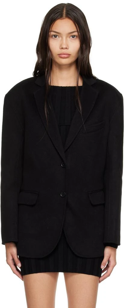 商品ANINE BING|Black Quinn Blazer,价格¥2963,第1张图片