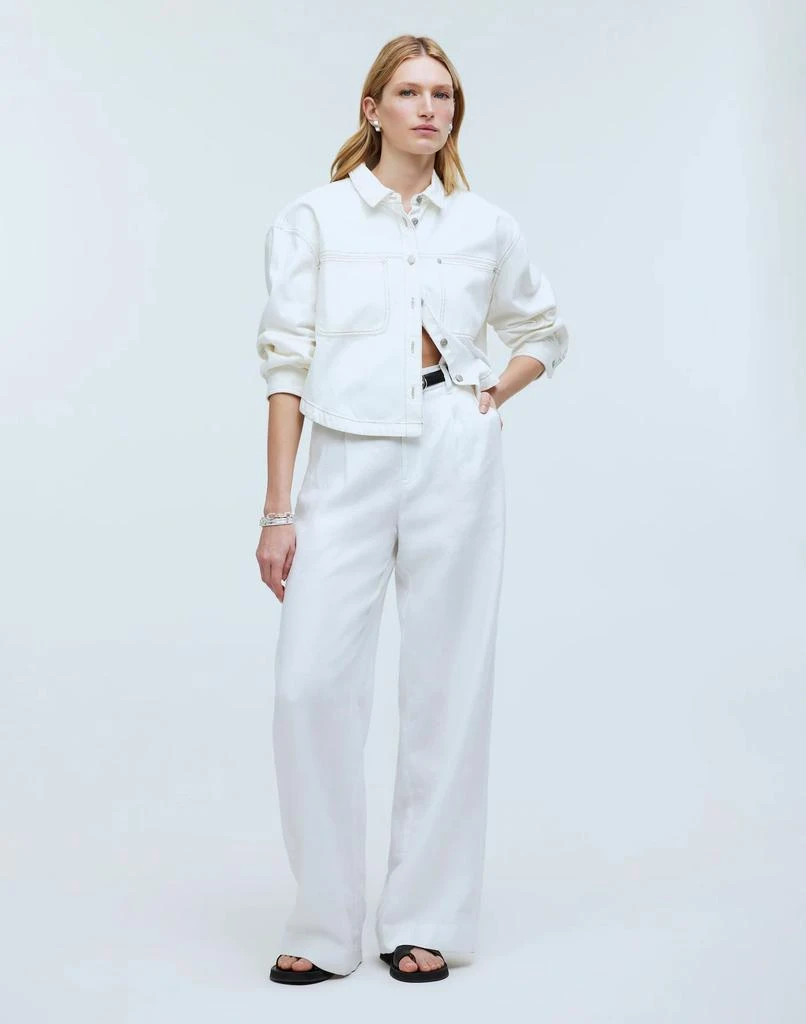 商品Madewell|The Harlow Wide-Leg Pant in 100% Linen,价格¥397,第1张图片