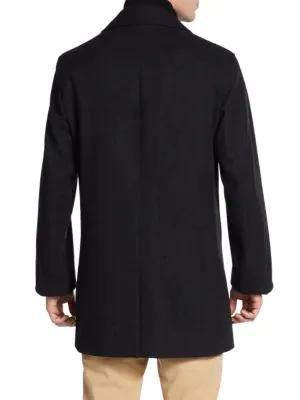 商品Cole Haan|Solid Wool-Blend Coat,价格¥1834,第4张图片详细描述