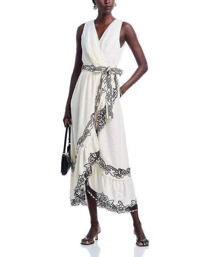 商品Tahari|Poppy Embroidered Maxi Dress,价格¥3665,第2张图片详细描述