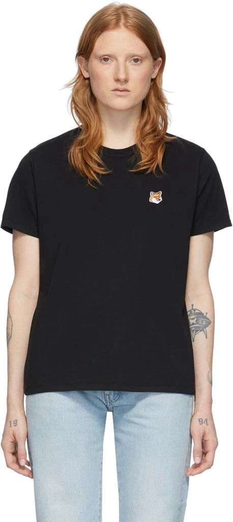 商品Maison Kitsune|Black Fox Head T-Shirt,价格¥558,第1张图片