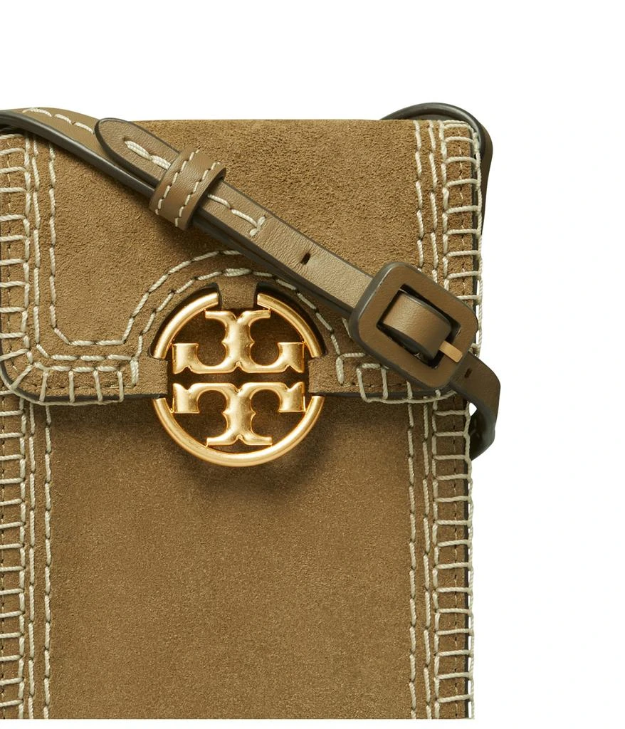 商品Tory Burch|Miller Suede Stitched Phone Crossbody,价格¥2036,第4张图片详细描述