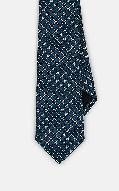 商品Gucci|GG-Pattern Silk Jacquard Necktie,价格¥1644,第2张图片详细描述