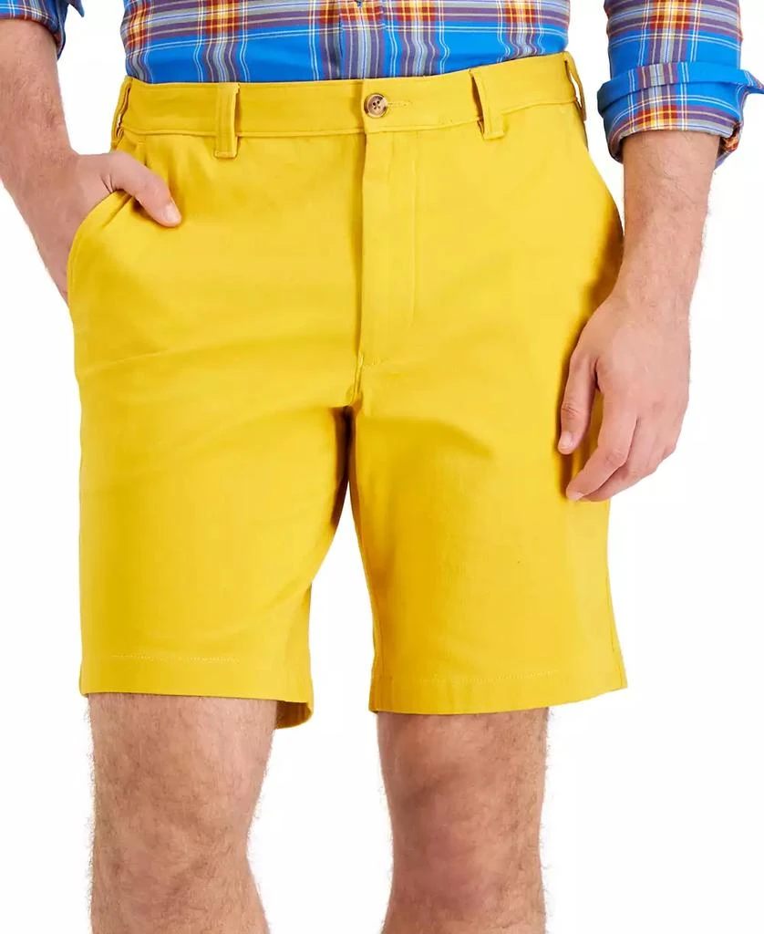 商品Club Room|Men's Regular-Fit 9" 4-Way Stretch Shorts, Created for Macy's,价格¥142,第1张图片详细描述
