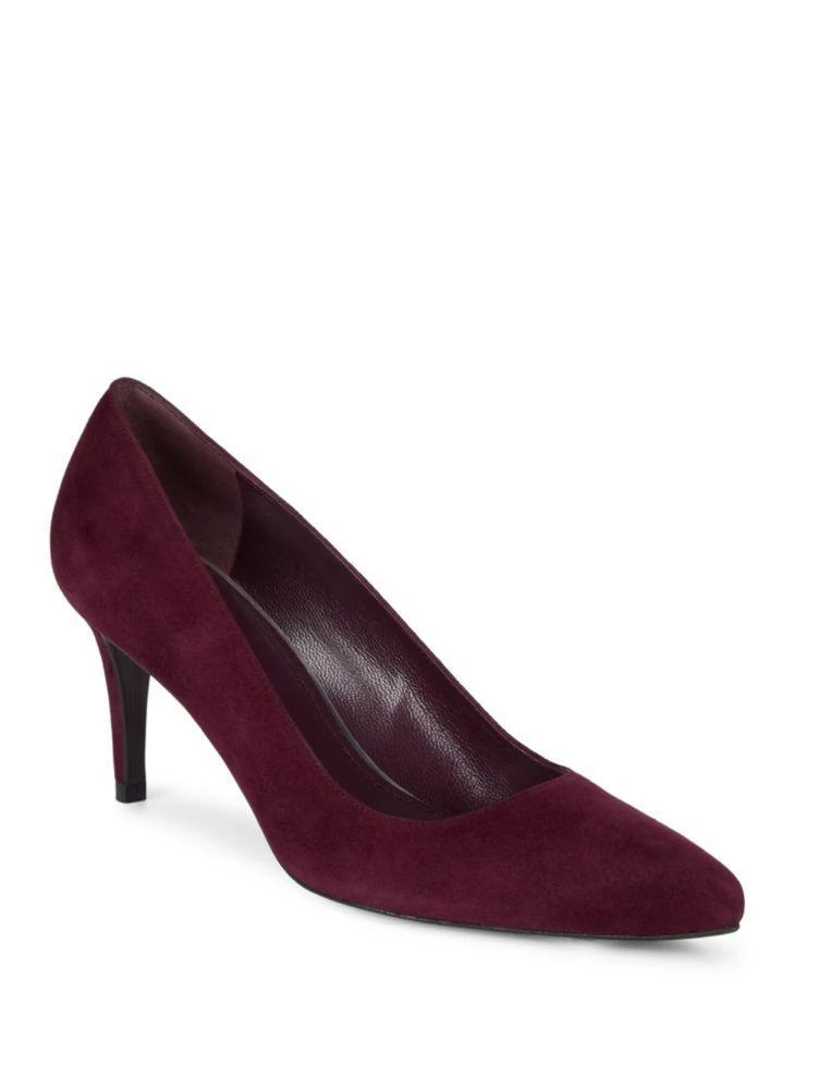 商品Stuart Weitzman|Tessa Suede Point Toe Pumps,价格¥1183,第3张图片详细描述