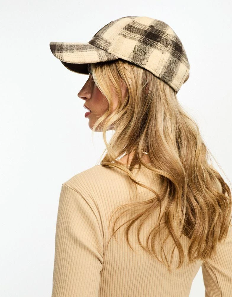 商品New Era|New Era NY tartan check cap in beige,价格¥133,第4张图片详细描述