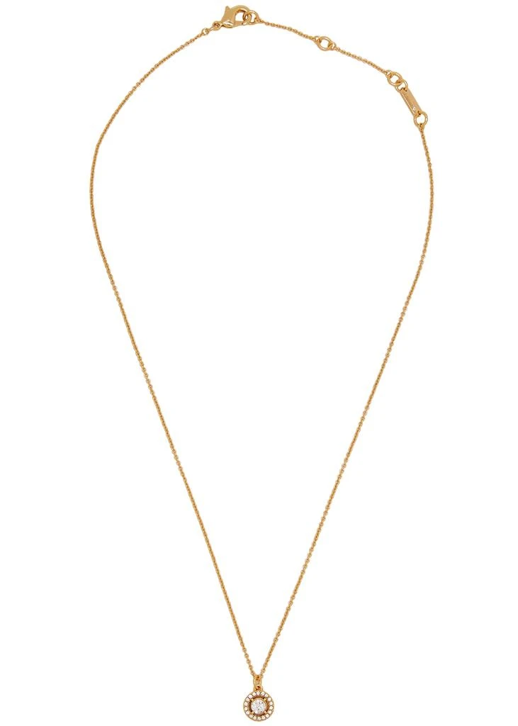 商品Coach|Halo embellished gold-tone necklace,价格¥1207,第1张图片