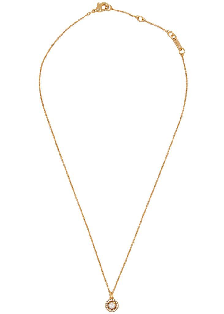 商品Coach|Halo embellished gold-tone necklace,价格¥991,第1张图片