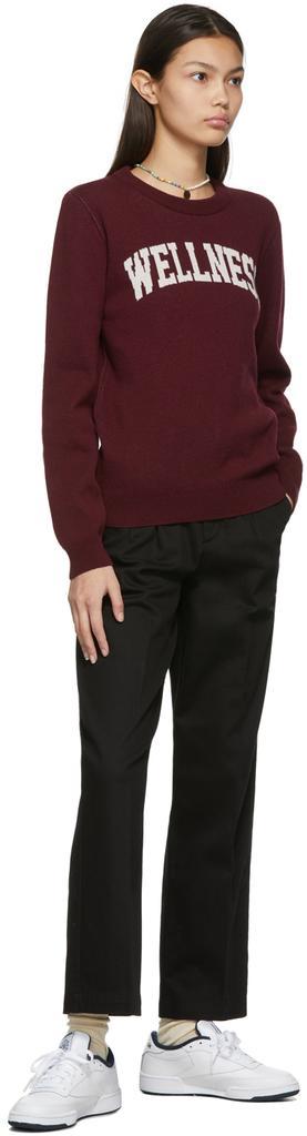 商品Sporty & Rich|Burgundy Dakota Sweatshirt,价格¥399,第6张图片详细描述