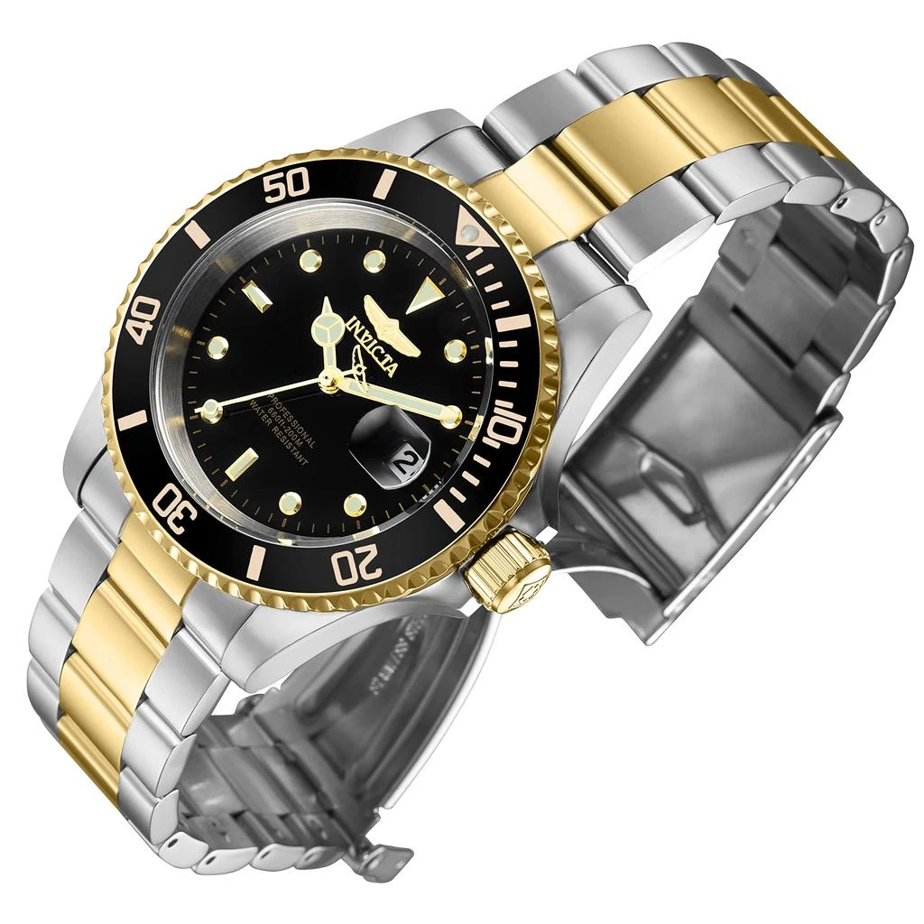 商品Invicta|Invicta Men's Pro Diver Quartz Watch with Stainless Steel Strap,价格¥449,第2张图片详细描述