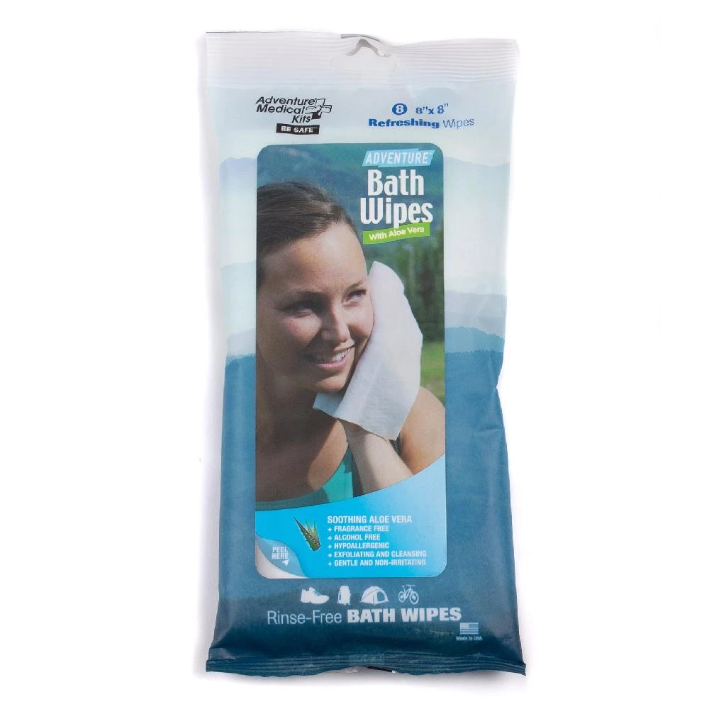 商品Adventure Medical Kits|Adventure Bath Wipes - 8 Pack,价格¥35,第2张图片详细描述