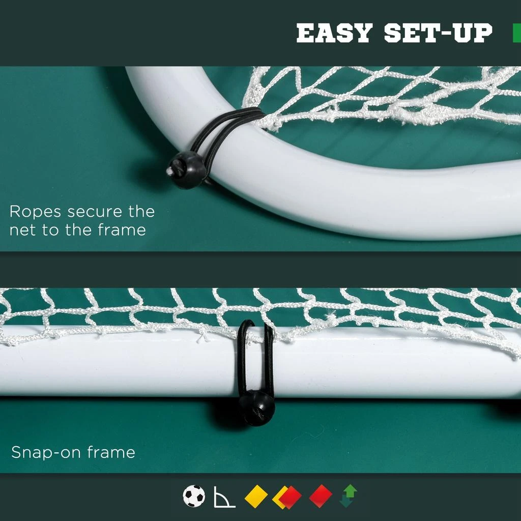 商品Streamdale Furniture|Streamdale 6' x 6' Folding Lacrosse Goal,价格¥1141,第5张图片详细描述