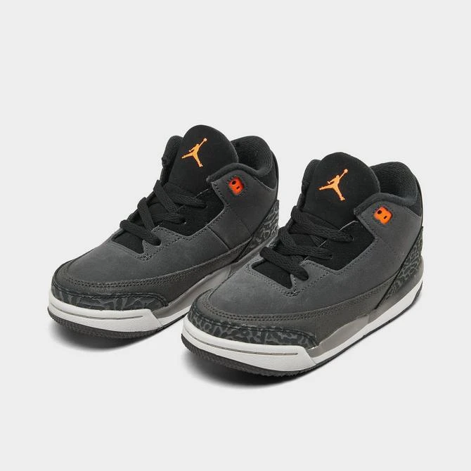 商品Jordan|Kids' Toddler Air Jordan Retro 3 Basketball Shoes,价格¥261,第2张图片详细描述