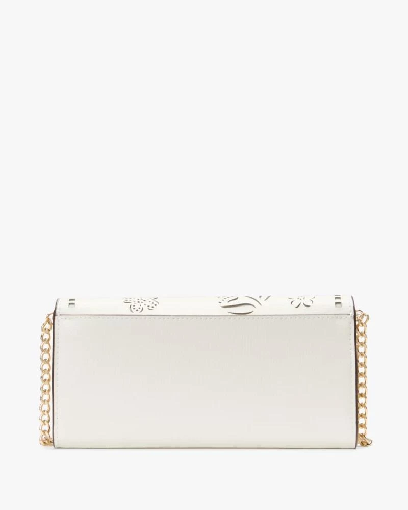 商品Kate Spade|Phoebe Perforated Turnlock Wallet-on-chain,价格¥813,第5张图片详细描述