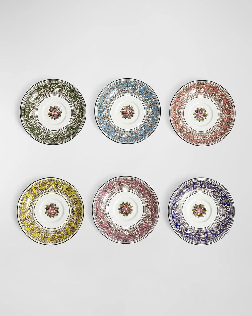 商品Wedgwood|Florentine Assorted Tea Bowls & Saucers, Set of 6,价格¥6995,第4张图片详细描述