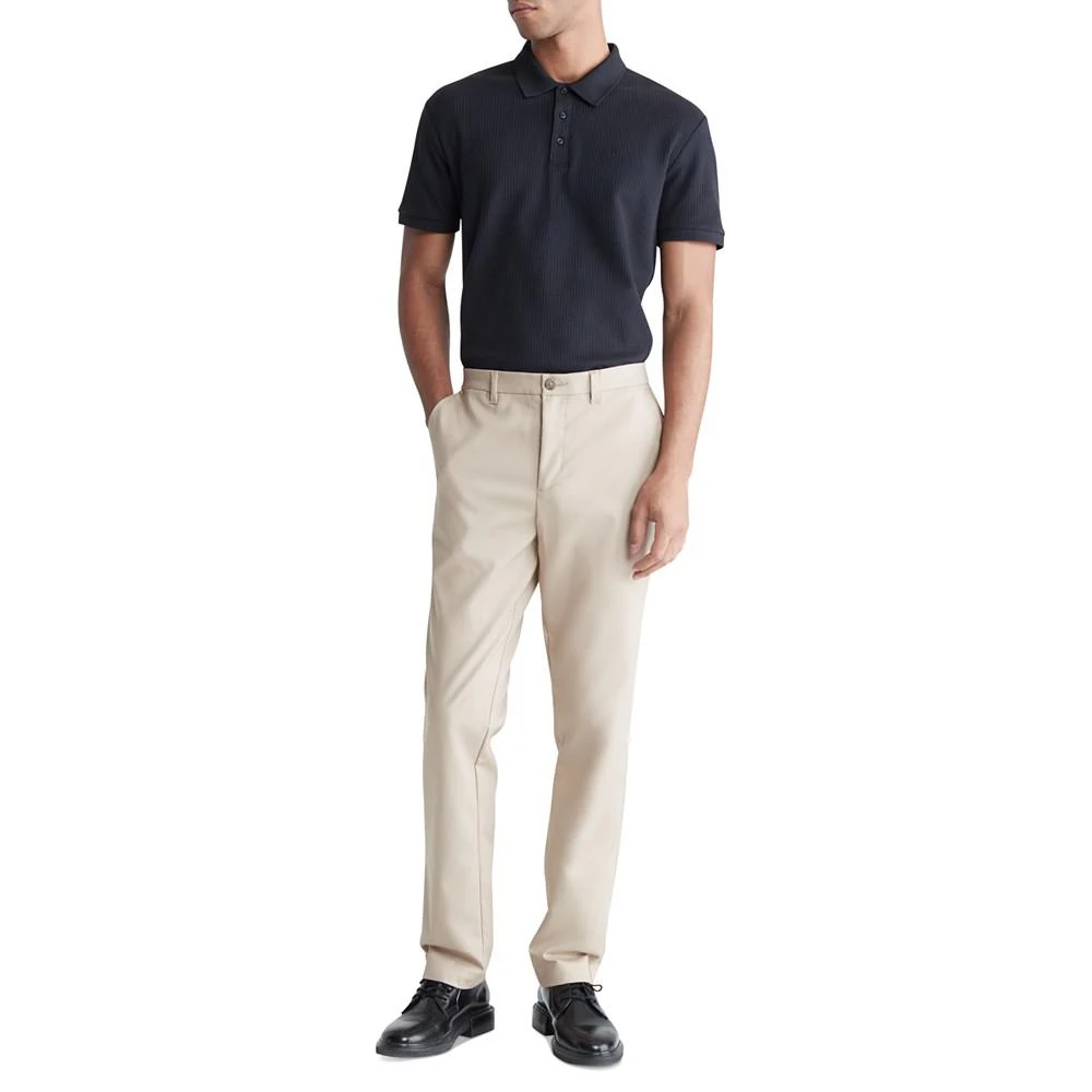 商品Calvin Klein|Men's Regular-Fit Drop-Needle Polo,价格¥255,第4张图片详细描述