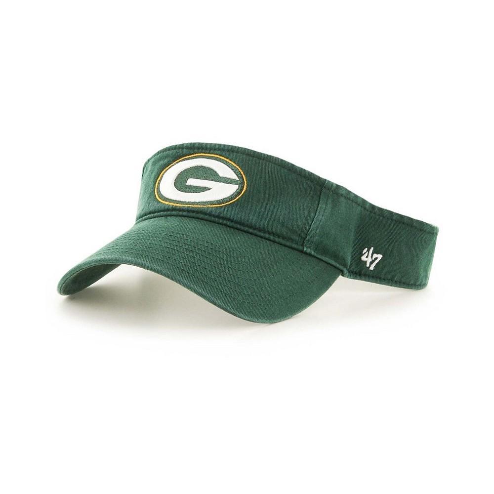 商品47 Brand|Men's Green Green Bay Packers Clean Up Visor,价格¥186,第1张图片