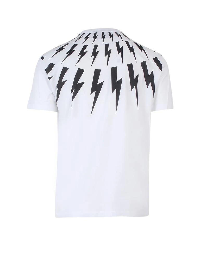 商品Neil Barrett|Neil Barrett Thunderbolt Print Crewneck T-Shirt,价格¥1356,第2张图片详细描述