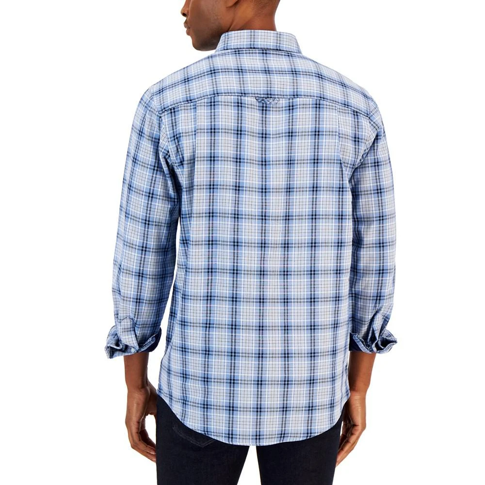 商品Club Room|Men's Baynk Plaid Double Faced Woven Long-Sleeve Shirt, Created for Macy's,价格¥159,第2张图片详细描述