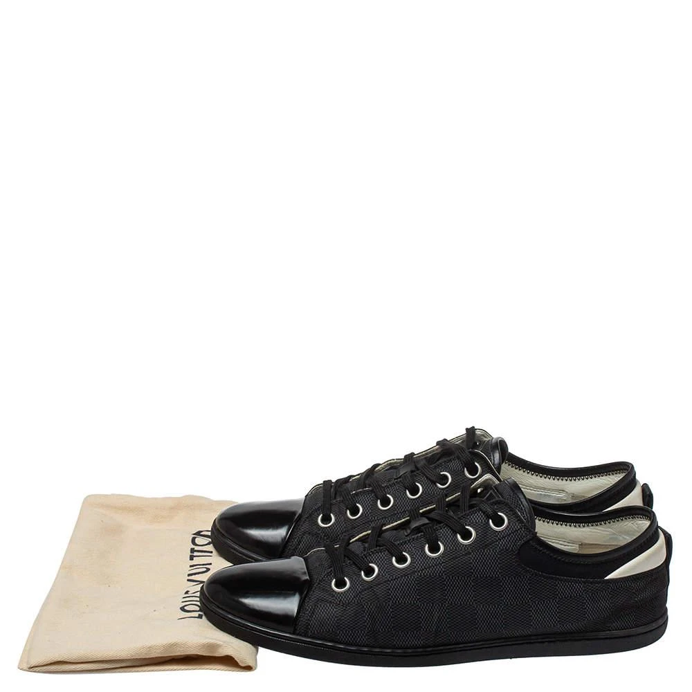 Louis Vuitton Black/Grey Graphite Damier Nylon And  Leather Cap Toe Low Top Sneakers Size 42 商品