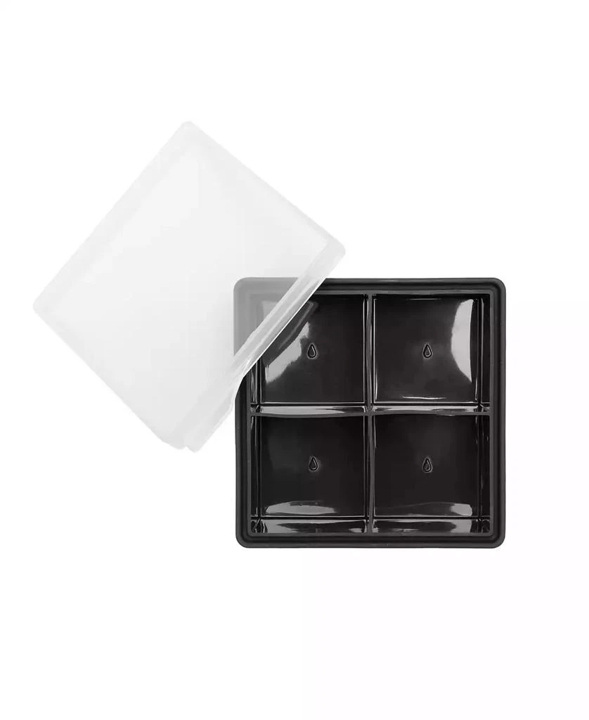 商品Thirstystone|Large 4-Cube Silicone Ice Mold with Clear Lid,价格¥54,第2张图片详细描述