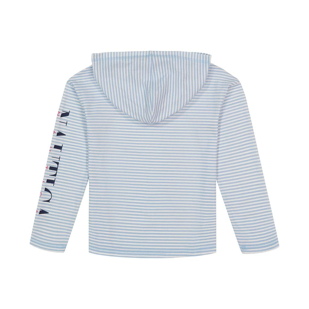 商品Nautica|Nautica Little Girls' Striped Hooded Long-Sleeve T-Shirt (4-6X),价格¥89,第3张图片详细描述