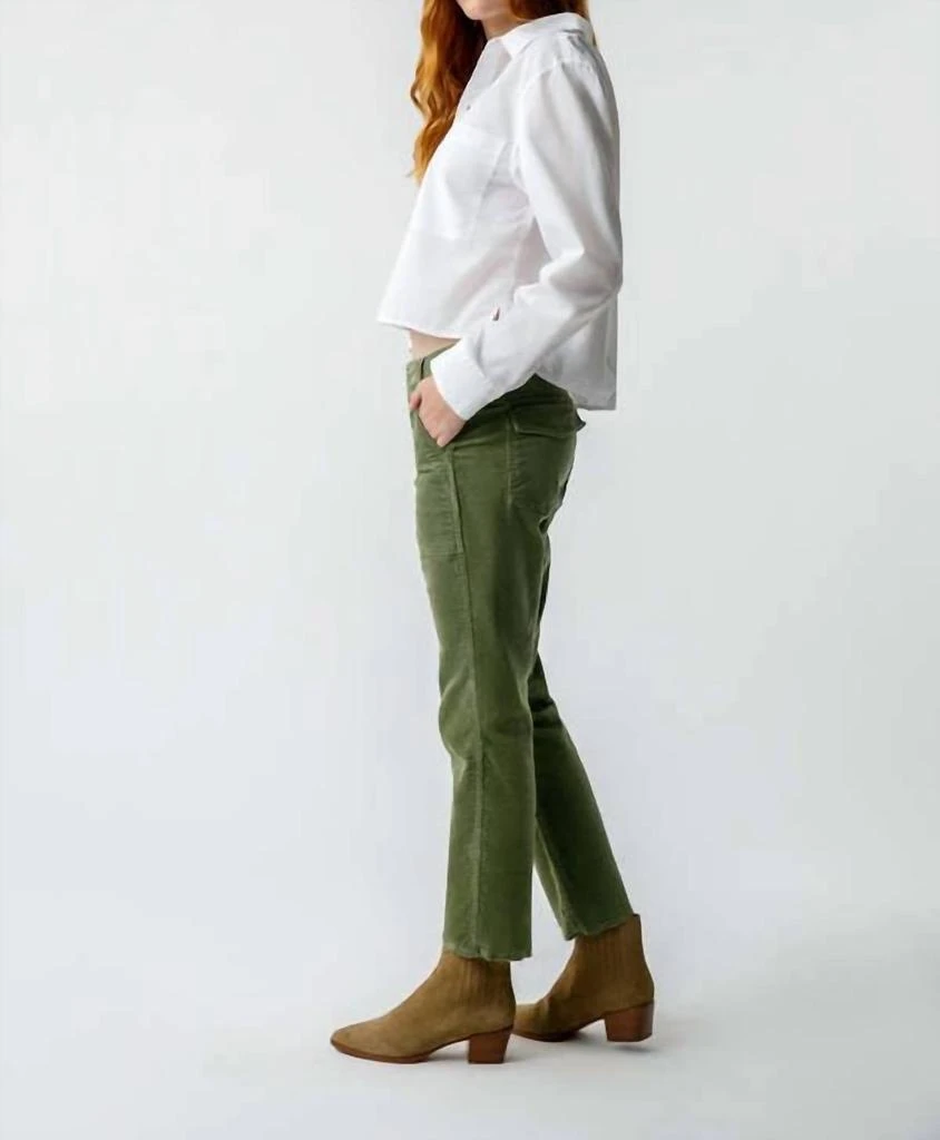 商品AMO|Corduroy Easy Army Trouser In Tea Leaf,价格¥1213,第2张图片详细描述