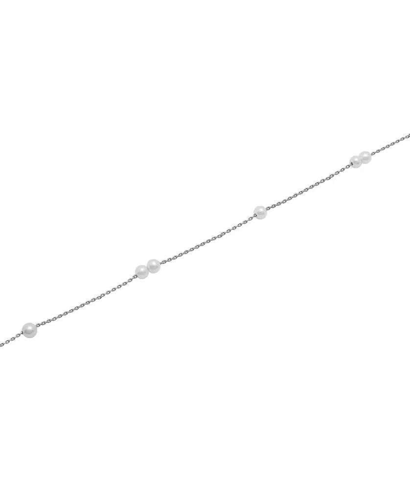 商品Macy's|Cultured Freshwater Pearl (3mm) Station Anklet Bracelet,价格¥592,第3张图片详细描述