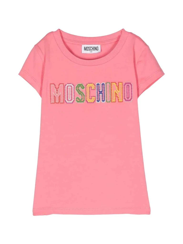商品Moschino|Pink T-shirt Girl,价格¥1096,第1张图片