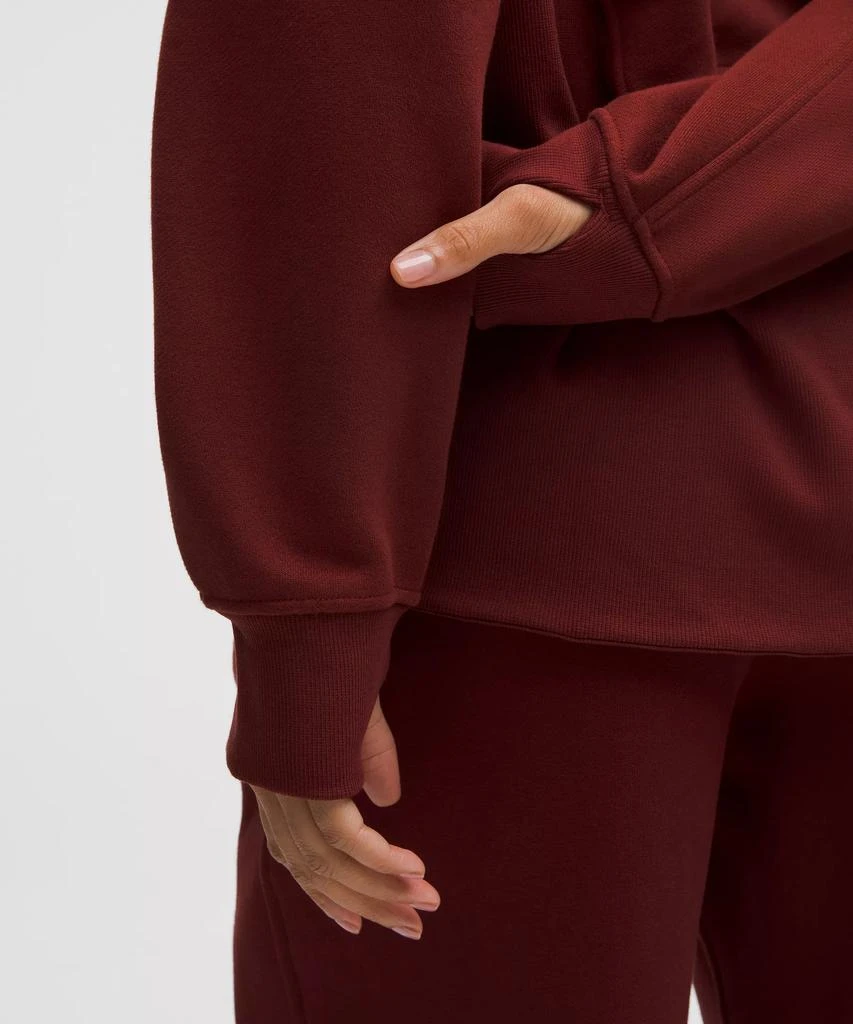 Scuba Oversized Funnel-Neck Half Zip *Long 商品