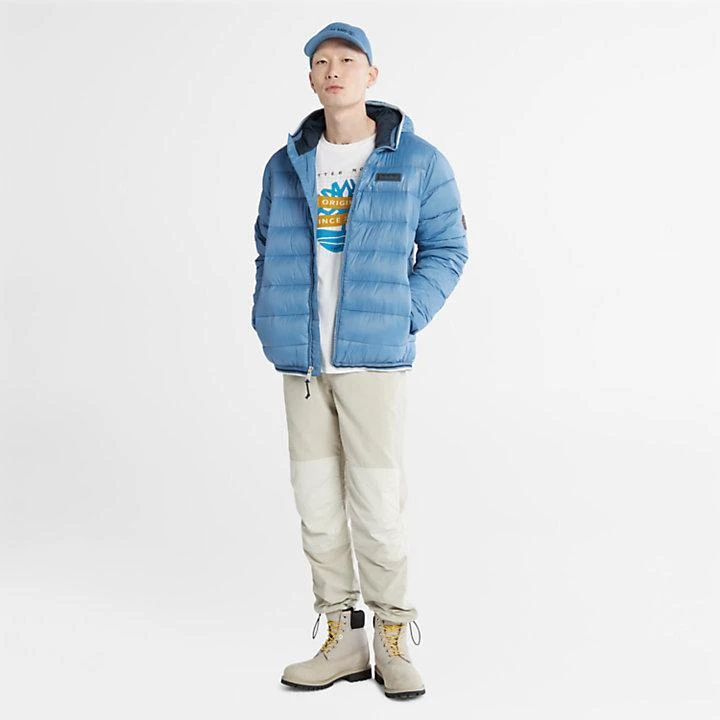 商品Timberland|Garfield Midweight Hooded Puffer Jacket for Men in Blue,价格¥1160,第3张图片详细描述