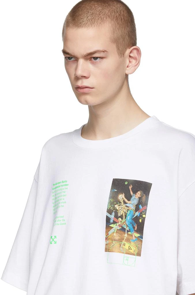 商品Off-White|White Pascal Painting Over T-Shirt,价格¥1263,第4张图片详细描述