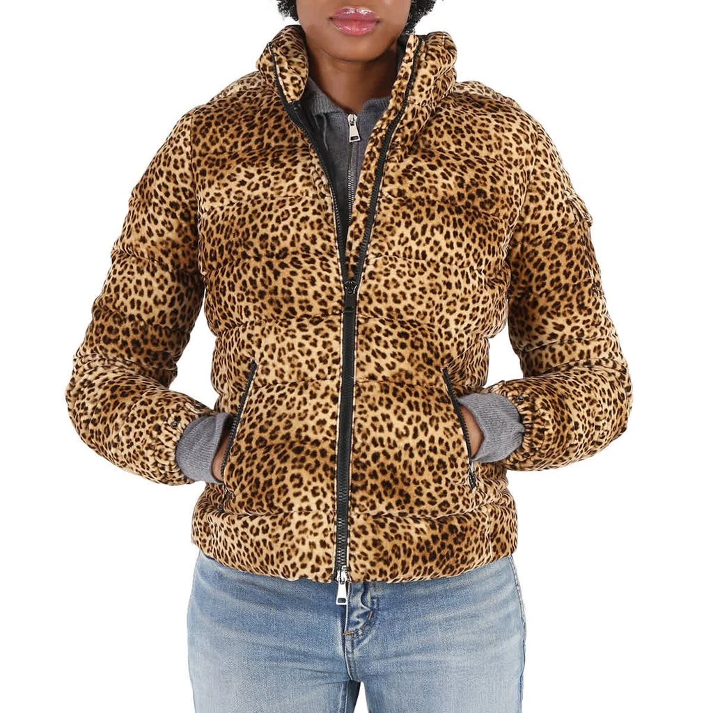 商品Moncler|Moncler Ladies Bady Leopard Print Down Jacket, Brand Size 1 (Small),价格¥5888,第1张图片