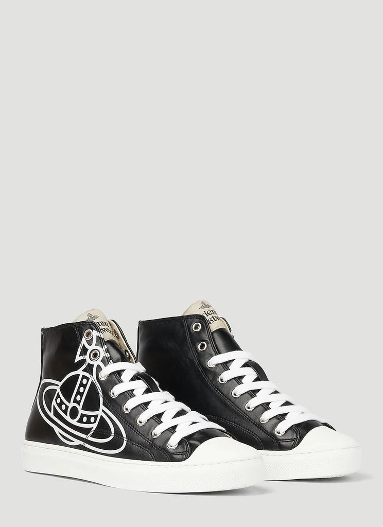 商品Vivienne Westwood|Plimsoll High-Top Sneakers,价格¥1098,第2张图片详细描述