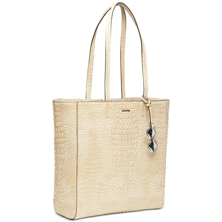 商品Calvin Klein|North/South Croco Pebble Tote,价格¥526,第4张图片详细描述