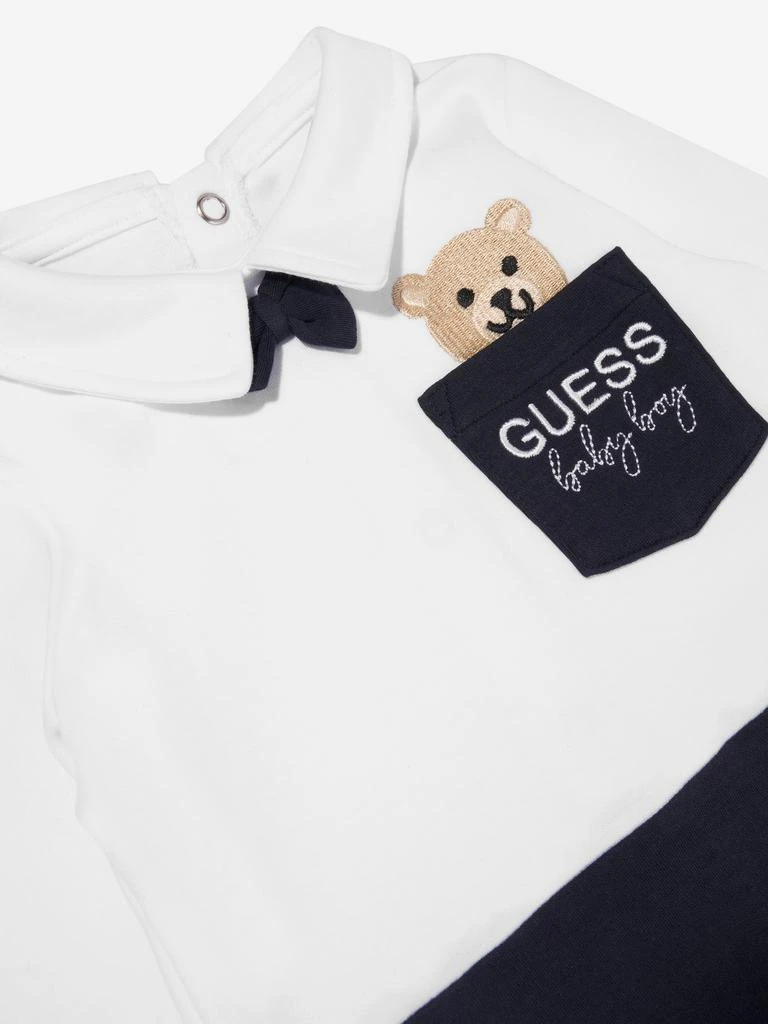 商品GUESS|Guess Baby Boys Bear Babygrow in White,价格¥250,第3张图片详细描述
