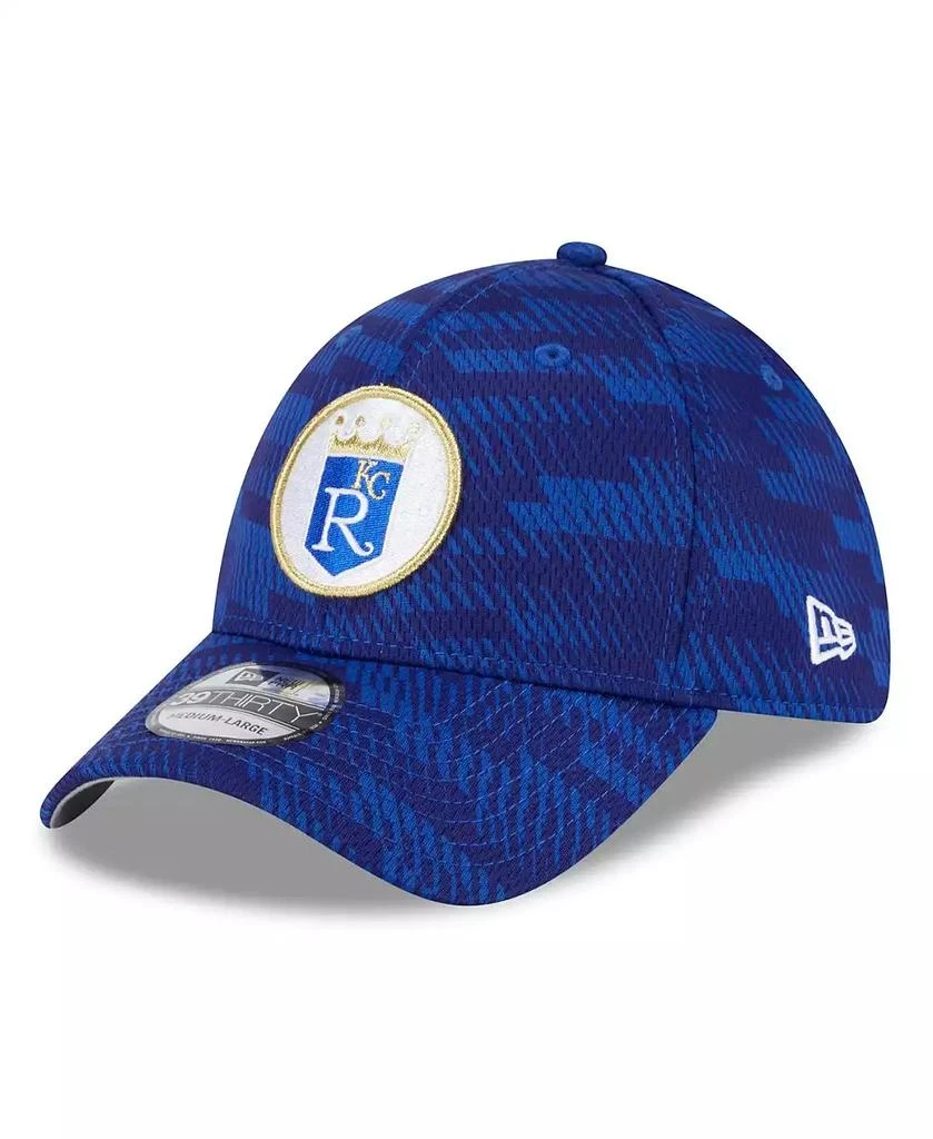 商品New Era|Men's Royal Kansas City Royals 2025 MLB Clubhouse 39THIRTY Flex Hat,价格¥240,第1张图片
