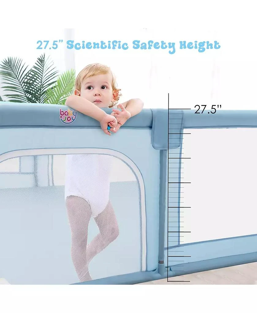 商品Costway|Toddler Playpen Extra Large Activity Center Safety Play Yard w/ Gate,价格¥483,第4张图片详细描述